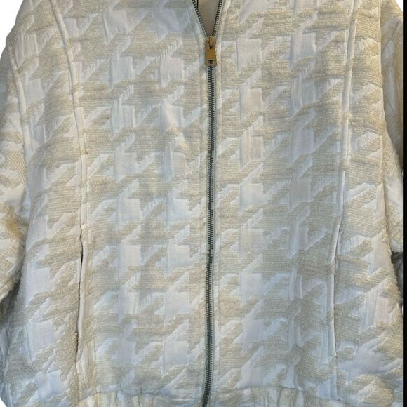 ZARA Vintage Quilted Cream Sherpa Jacket NWT - Picture 6 of 15